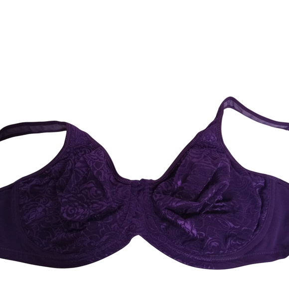BREEZIES DEEP PURPLE UNDERWIRE BRA 44B STYLE A260366 - Picture 5 of 13